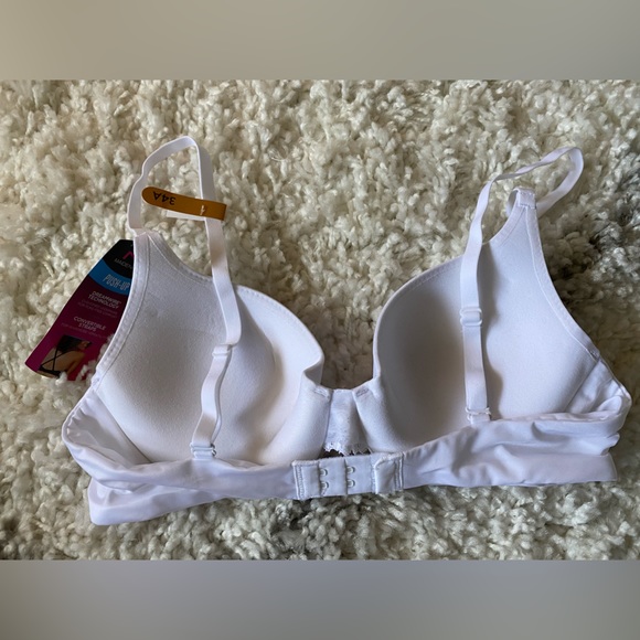MAIDENFORM white padded push up bra with underwire size 34A NWT - Picture 4 of 5